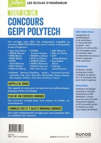 Concours Geipi Polytech Tout En Un De Marie Virginie Speller Grand