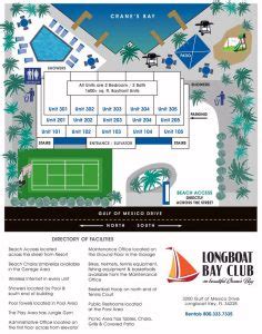 Longboat Bay Club map - Travel resort maps