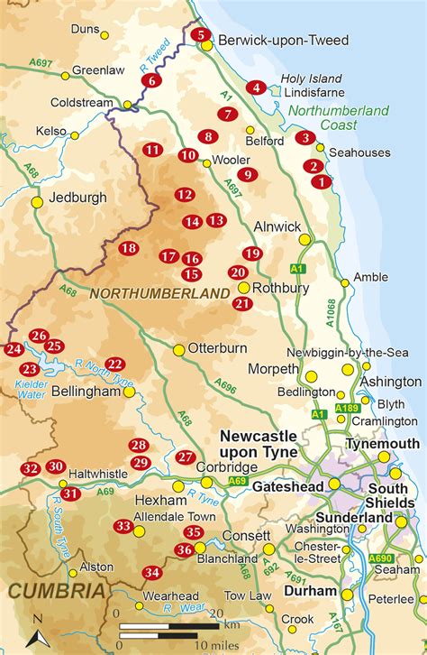 Walks In Northumberland 36 Day Routes Cicerone Press