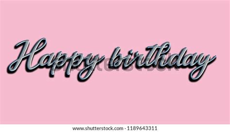 Happy Birthday Text Design Stock Illustration 1189643311 Shutterstock