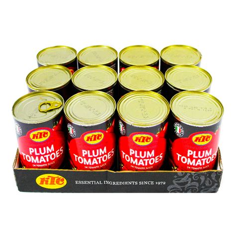 Ktc Plum Tomato Case 12x400g Desime