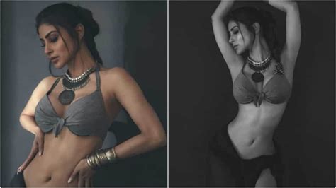 Mouni Roy Drops Hottest Pics In A Bralette And Sheer Black Sarong Looks Straight Out Of A