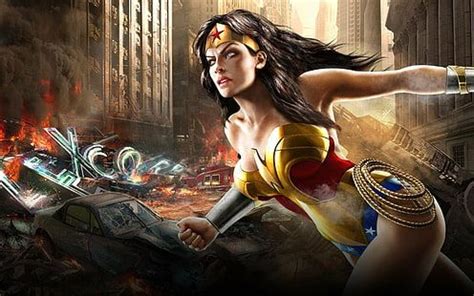 Hd Wallpaper Wonder Woman Dc Universe Online Video Game Desktop