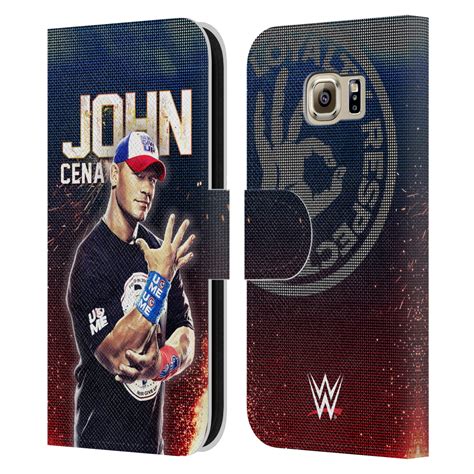 Official Wwe Superstars Leather Book Wallet Case Cover For Samsung