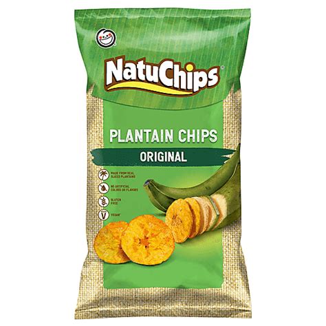 Natuchips Plantain Chips Regular Salted Snacks Chips Dips Foodtown