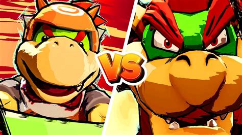 Mario Strikers Battle League Bowser Jr Vs Bowser Gameplay Hard Cpu