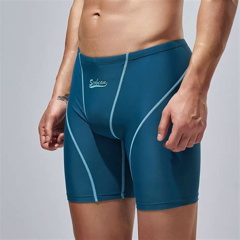 Seobean Men S Flat Corner Swimming Pants Diving Shorts Surfing Hot Spring Wading Sports Pants