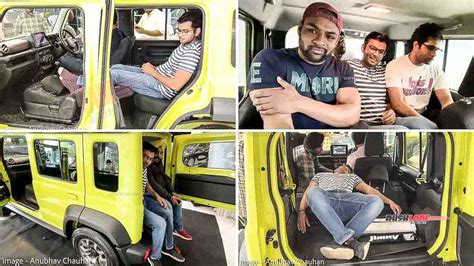 Maruti Jimny Rear Seat Comfort, Leg Room, Boot Space – Walkaround ...