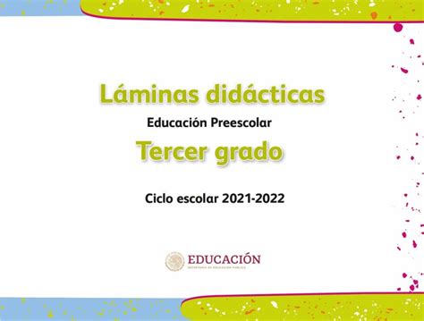 L Minas Did Cticas Tercer Grado Preescolar Libro De La Sep