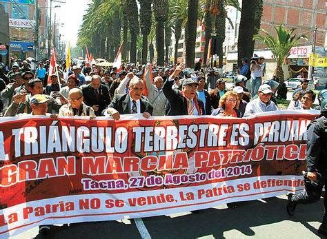 PRENSA ITV PERU PLANTÓN DE PROTESTA EN LA EMBAJADA DE CHILE EL 06 DE