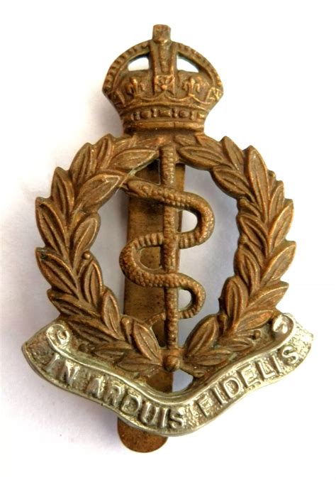 The Royal Army Medical Corps Cap Badge In Helmet Cap Badges