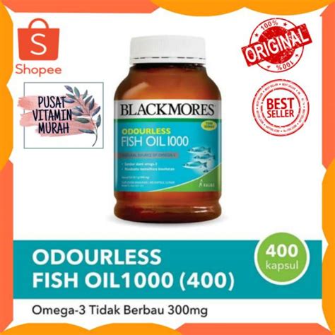 Jual Blackmores Odourless Fish Oil Mg Bpom Kalbe Kapsul