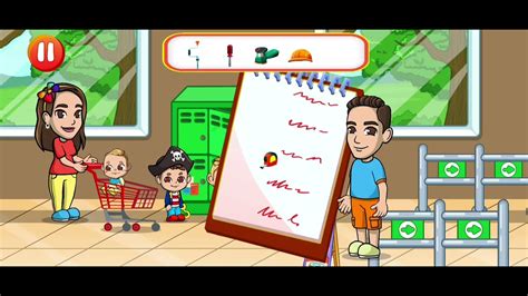 العاب اطفال ممتعه فلاد ونيكيFun children s games buying things from