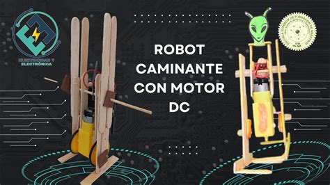 Aprende a Construir un Increíble Robot Caminante con Palitos de Helado