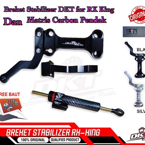 Jual Paket Stabilizer Stang Matris Steering Dumper Tengah Pendek Carbon