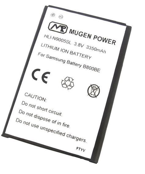 Mugen Power Mah Extended Slim Battery Samsung Galaxy Note Iii