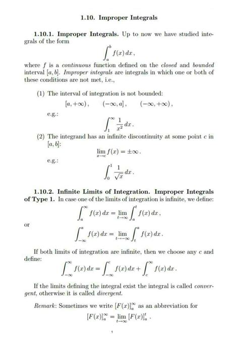 Solution Improper Integrals Studypool