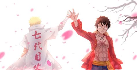 Wallpaper 1600x822 Px Anime Cherry Blossom Monkey D Luffy One