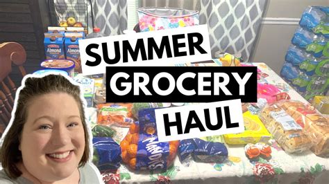 Summer Aldi And Kroger Grocery Haul Fun Summer Finds And More