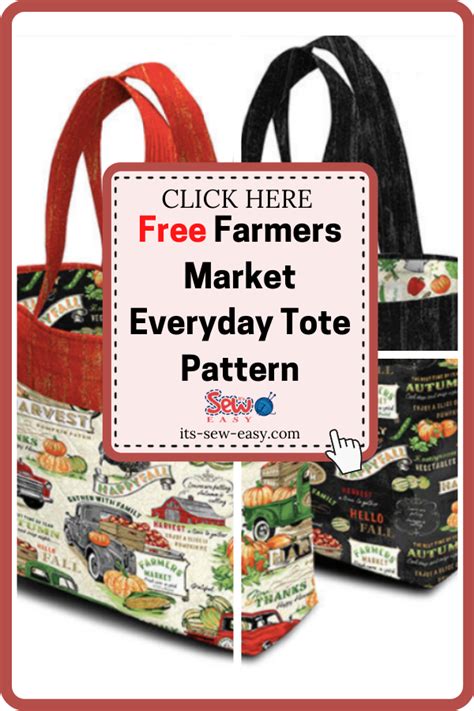 Free Farmers Market Everyday Tote Pattern Artofit