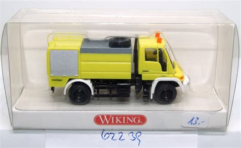 WIKING 622 39 Rosenbauer Unimog TLF für Spur H0 mit Originalverpackung