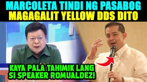 OMG TINDI NG PASAB G NI MARCOLETA MAGAGALIT ANG MGA DILAW NA DDS