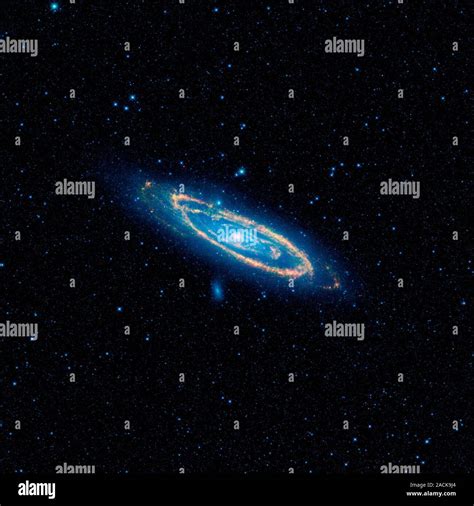 Andromeda Galaxy Infrared Image Taken By Nasas Wide Field Infrared