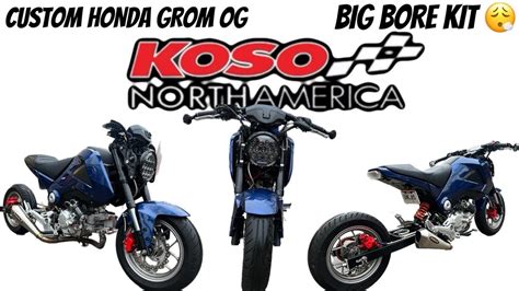 Honda Grom W Koso Cc Big Bore Valve Head Kit Youtube