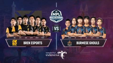 Bren Esports Vs Burmese Ghouls Game Semifinals One Esports