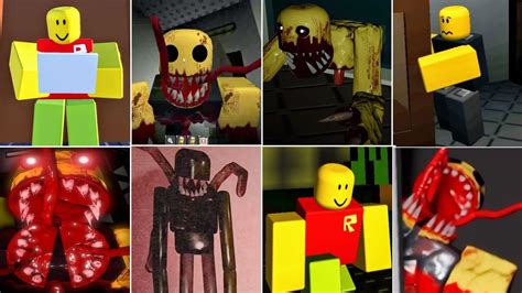 Roblox Residence Massacre Night Intro Scene All Monster Jumpscares