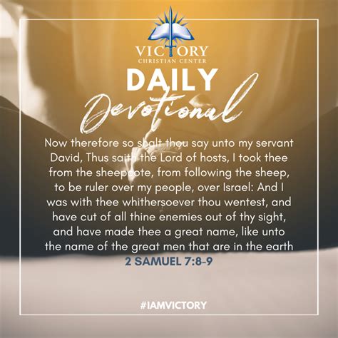 Daily Devotional February 18th — Victory Christian Center