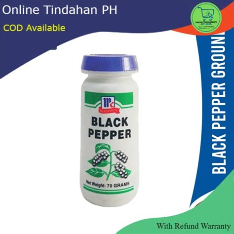 Mccormick Black Pepper Ground G Lazada Ph