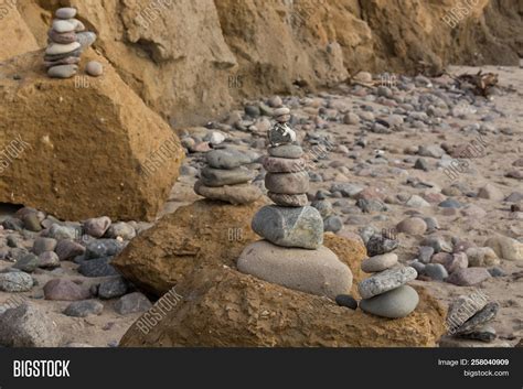 Stones Stacked On Top Image And Photo Free Trial Bigstock