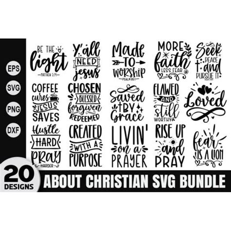 Christian Bundle Svg Bible Verse Bundle Christian Bundle Sv Inspire Uplift