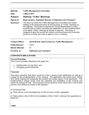 Fillable Online Centralbeds Moderngov Co Subject Highway H Bar