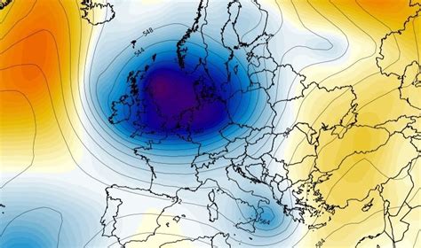 Severe storms and flooding for central Europe - cooler weather pattern