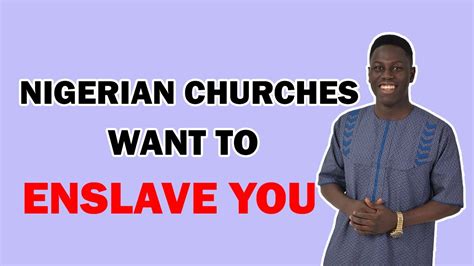 How The Nigerian Church Tries To Enslave You And What You Must Do