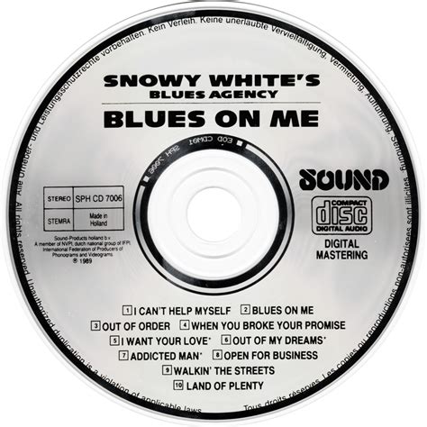 Blues On Me Snowy White S Blues Agency Rockronolog A