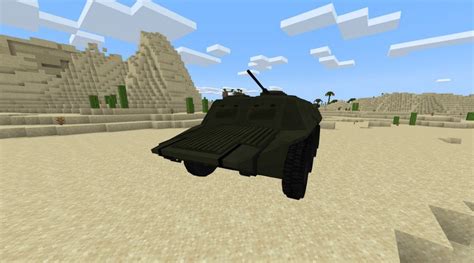 Military Vehicles addon for Minecraft PE 1.19.50