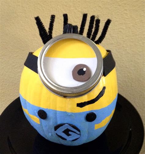 Minion painted pumpkin | Painted pumpkins, Minion painting, Fun crafts