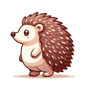 A Cute Cartoon Hedgehog Cartoon Hedgehog Cute Hedgehog Details Vector