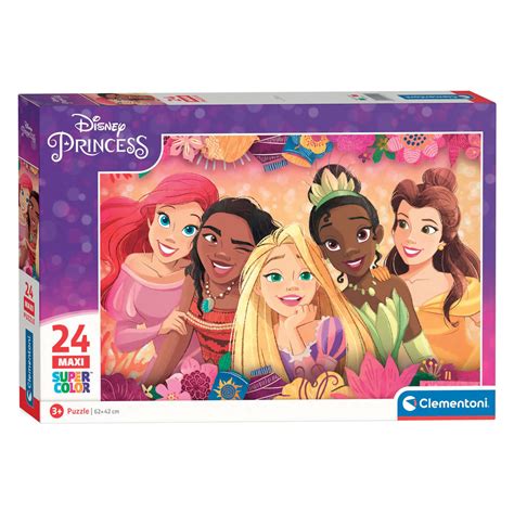 Clementoni Disney Princess 24 Piece Super Color Puzzle