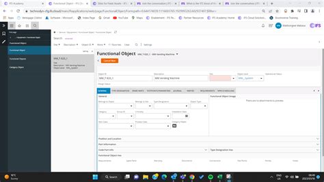 IFS Asset Management Equipment IFS Cloud Attaching A Site IFS