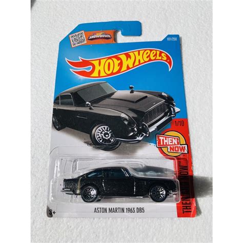Jual HOT WHEELS HOTWHEELS ASTON MARTIN 1963 DB5 HITAM THEN AND NOW