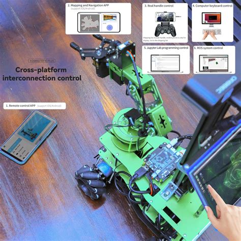 Mua Yahboom Professional Programming Ai Robot Kit With Dof Robot Arm