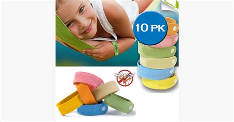 Effective Mosquito Bands- Pack of 10 in Assorted Colors – Soho Emporium