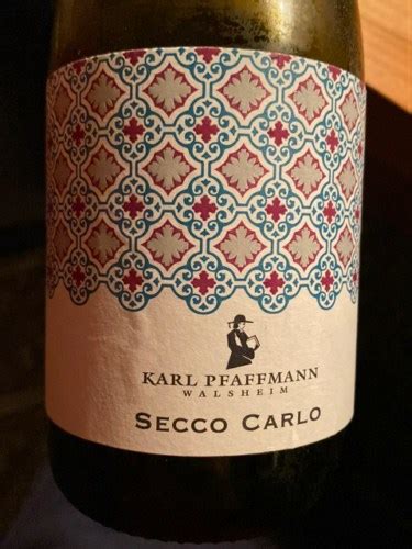 Karl Pfaffmann Secco Carlo Vivino US