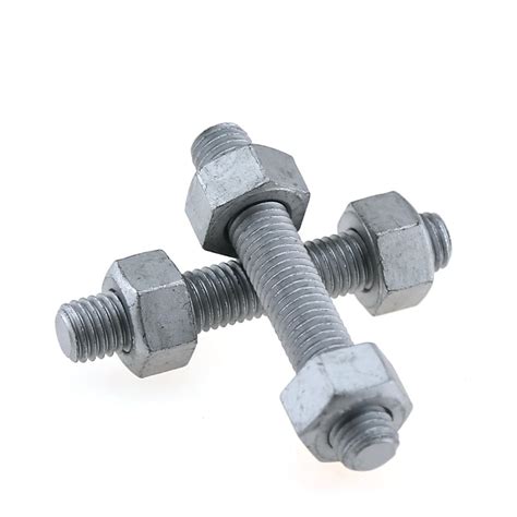 Galvanizing Astm A Hot Dipped Hot Dip Galvanized Hex Bolt And Nut