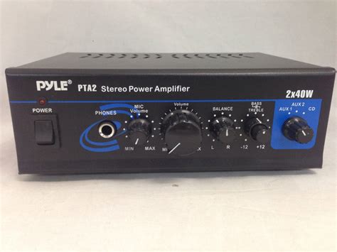 Pyle PTA2 Mini 2 X 40 Watt Stereo Power Amplifier Buy Stuff Store