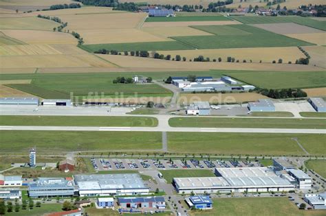 Luftaufnahme Schwäbisch Hall Gelände des Flughafen in Schwäbisch Hall